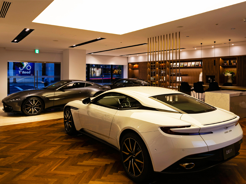 八光自動車アストンマーティン神戸　Car Showroom Aston Martin Kobe