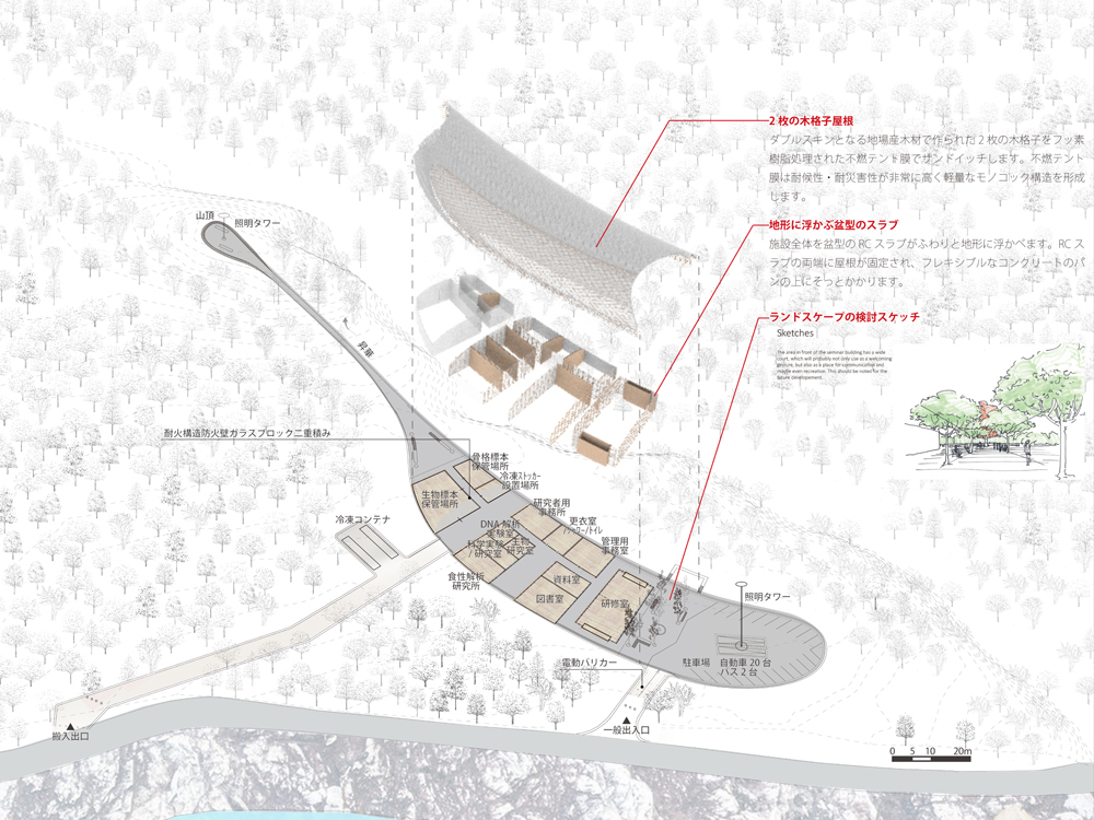 日本捕鯨研究所, Japan Whaling Laboratory, architecture, morishita